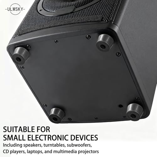 1.2" Silicone Non-Skid Speaker Pads-8Pack, Adhesive, for Small Speakers, Turntable, Subwoofer Isolation Feet, Reduced Resonance & Vibration - size: 1.2inch,8pcs