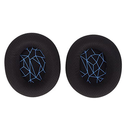 Replacement Ear Cushion Pads with Memory Foam Protein Leather for 3 5 7 Pro ATH M40X M50X MDR 7506 Cloud 2 Black V2 (Black earpads with Screen) - color: Black earpads with screen