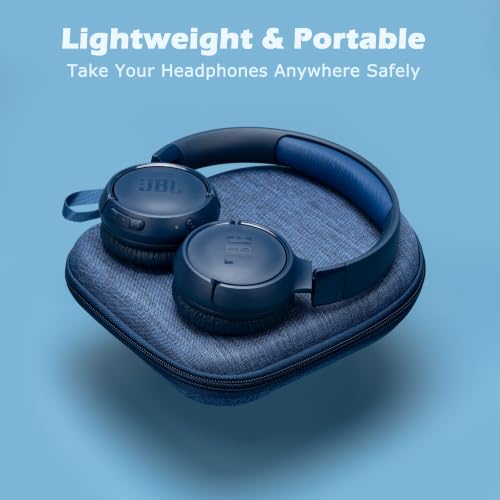 Ginsco Slim Headphone Case for On-Ear Bluetooth Headphones, Blue - color: Blue, size: On-Ear