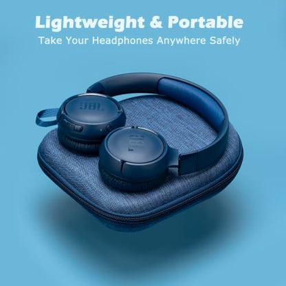 Ginsco Slim Headphone Case for On-Ear Bluetooth Headphones, Blue - color: Blue, size: On-Ear