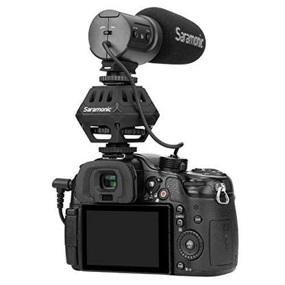 Saramonic Professional Universal Shock Mount for Shotgun Microphones 0.59-1.22” (15-31mm) in Diameter to Mount on 15mm Rods for Camera Rigs and Cages (SR-SMC11)
