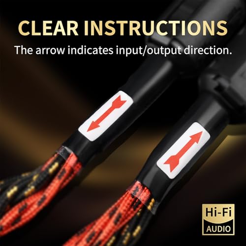 9 AWG 2Pack Audiophile Speaker Cable – Speaker Wire with Banana Plugs,4N OFC Core,Nylon Braid,Audio Wire,Compatible with Amplifier,Speakers,AV Receiver& Home Theater(6.56ft/2m) - size: 6.56ft/2m, style: 4N 9AWG