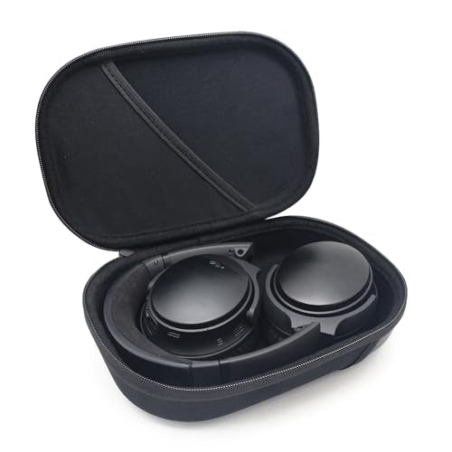 Headphone Headset Hard Case Compatible with Bose QuietComfort QC Ultra QC45 QC35 QC25 QC15 QCSE, Wireless Noise-canceling Headphone case with Cable Storage,Travel Storage Bag