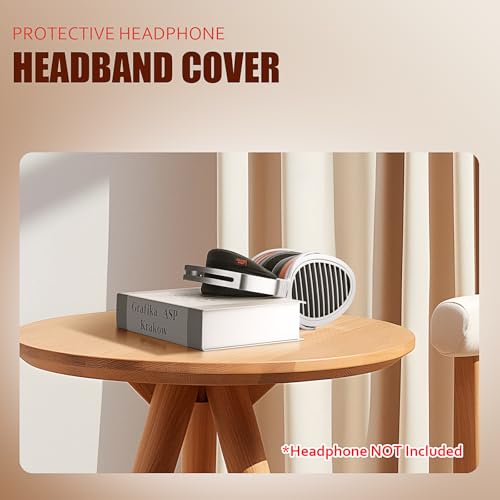 HE1000 Headband Cover Compatible with HIFIMAN HE1000/ HE1000se/ HE1000 V2 Headphones Thicker Sports Fabric Replacement Headphone Headband Cushion Pad Cover Headband Protector (Black)