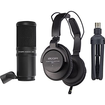 Rode RODECaster Pro II Audio Production Studio Bundle with 2x Zoom ZDM-1 Podcast Mic Packs, StreamEye Adjustable Boom Arms, 32GB microSD Card and StreamEye Polishing Cloth