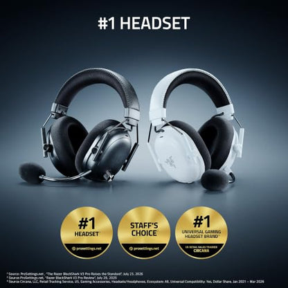 Razer BlackShark V3 Pro Wireless ANC Gaming Headset for PC, Black - color: Black, style: PC