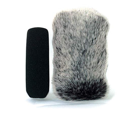 YH&YX 13cm Furry Windshield Windscreen for Sony ECM-XM1 CG1 NV1 PS1 mic | for Sony HVR HD1000U HXR MC2000E MC2500 XLR-A2M K1M K2M CG50BP for Audio-Technica AT875R