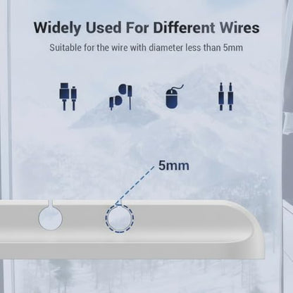 1pc Cable Management Organizer, Desktop Cable Winder, Earphone Cable Tidy Tool - color: grey