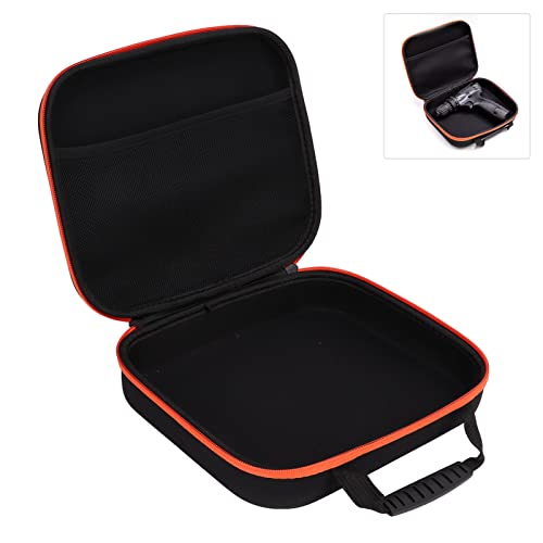 Sonew Tool Storage Bag,Tool Pouch Bag, Wide Mouth Tool Bag, Oxford Fabric Accessory Storage Case, for Electric Grinder Drill - size: Short