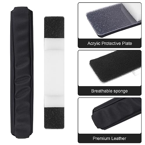 Alitutumao Replacement Earpads Ear Cushions Ear Cups Repair Parts Compatible with Monster Beats by Dr. Dre Pro Detox Headphones Memory Foam Ear Pads (Black Headband) - color: Black Headband