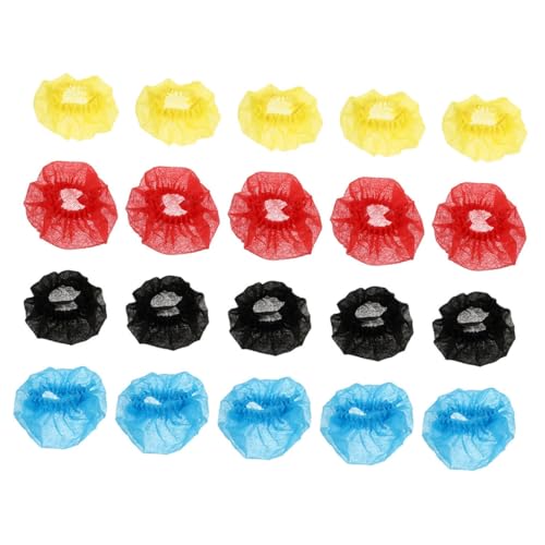 BESTonZON 120pcs Disposable Microphone Covers Anti-splash Creative Mic Cover for Protection against Moisture Dirt for Events Karaoke and Speech