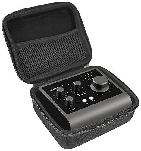 Suw EVA Hard Travel Carrying Case for Audient iD4 MKII USB-C Audio Interface (Only Case)