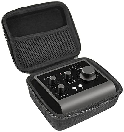 Suw EVA Hard Travel Carrying Case for Audient iD4 MKII USB-C Audio Interface (Only Case)