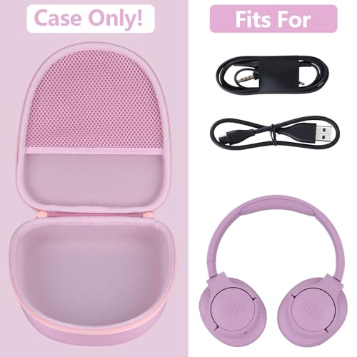 RIYADAone Case for JBL Tune 710BT 720BT 510BT 660NC 700BT 570BT Headphones - color: Pink Case