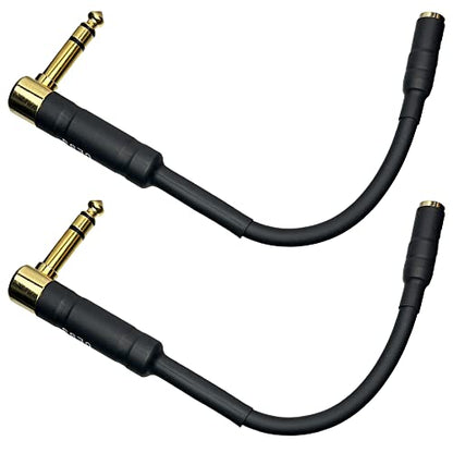 CNCESS 1/4 TRS 6.35mm Male to 3.5mm Female Stereo Headphone Audio Adapter