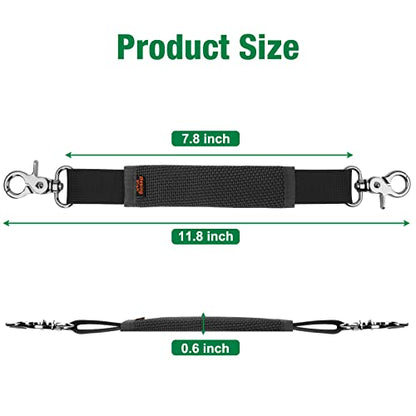Removable Speaker Handle Strap Compatible with JBL Xtreme/Xtreme 2/ Xtreme 3/ W-King X10/ Zealot S67 Outdoor Travel Speaker Handle Belt (Black)
