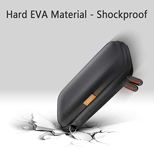 External Hard Drive Case, Shockproof EVA Travel Storage Bag - color: Black