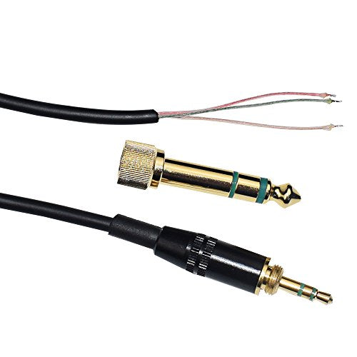 Extension Spring Relief Coiled Audio Cable for Sony MDR-7506 7509 MDR-V6 V600 V700 V900 ATH-M50 Headphones