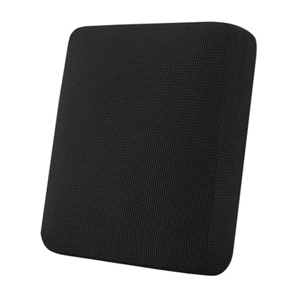 Flamingo P Super Stretch Couch Cushion Cover 1 Pack Individual Seat Slipcover with Elastic Bottom, Machine Washable Furniture Protector (1 Seat Cushion Cover, Black) - color: Black, size: 1 Seat Cushion Cover