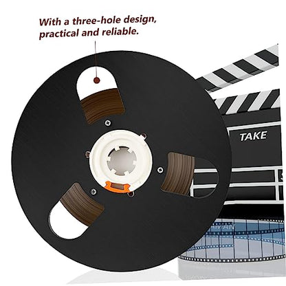 KICHOUSE Audio Take up Reel Aluminum Alloy Empty Tape Reel Recorder Accessory Low Noise High Output for Recording