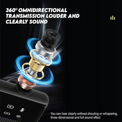 3 in 1 Dual Wireless Lavalier Mic System for iPhone and USB-C Android, Plug & Play, Noise Reduction, 30M Range, for Creators, Interviews & Live Streaming | Plug and play, noise reduction, two mics with compact receiver, for interviews, live streaming, pod