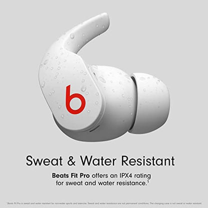 Beats Fit Pro True Wireless Bluetooth Noise Cancelling in-Ear Headphones - White (Renewed Premium) - color: White