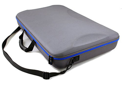 CASEMATIX Music Equipment Mixer Case Compatible with Zoom LiveTrak L-8 Podcast Mixer or PodTrak P8 Recorder and Microphone Accessories - Includes DJ Equipment Gig Bag Travel Case Only