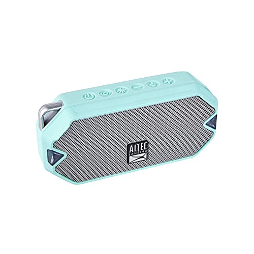 Altec Lansing - HydraMini Wireless Bluetooth Speaker, IP67 Waterproof USB C Rechargeable Battery with 6 Hours Playtime, Compact, Shockproof, Snowproof, Everything Proof (Mint Green) - color: Mint Green