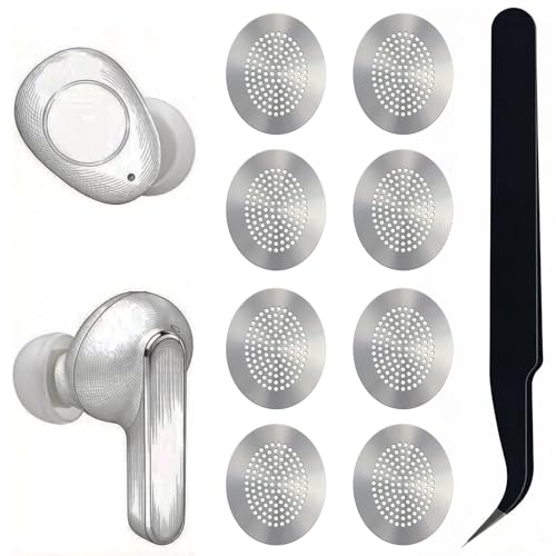 Replacement Dust Proof Filter Mesh for JBL Series Earbuds,8 Pieces | Compatible with JBL Tune Buds / Tune Buds 2 / Live Pro 2 / Live Free 2 / Live Beam 3 Earbuds, Include Tool Tweezers