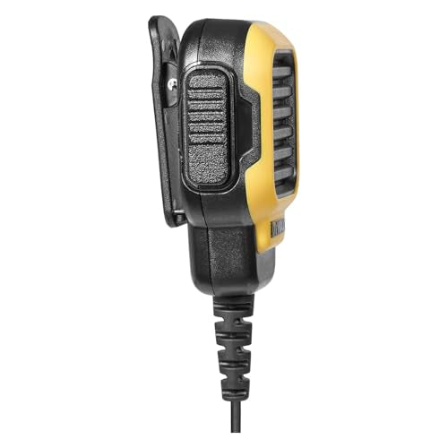 DEWALT DXFRSRM1 원격 스피커 마이크, FRS 라디오 액세서리, 2.5mm 잭, PTT, DXFRS300 및 DXFRS800, DXFRSRM1용