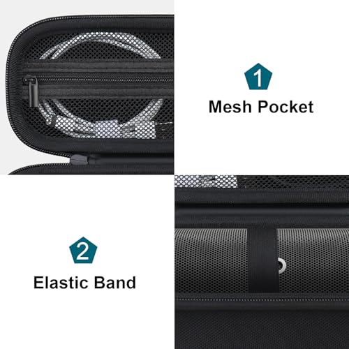 Canboc Carrying Case for Beats Pill Portable Bluetooth Speaker, Matte Black