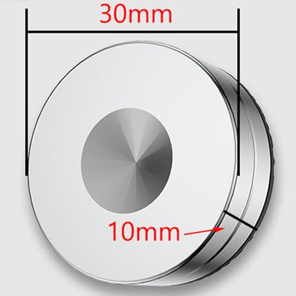 HiFi Speaker Stand Feet Pads, 30x10mm, Stainless Steel Speaker Isolation Feet for DVD/Amplifier/Turntables/Subwoofer - size: 30x10mm