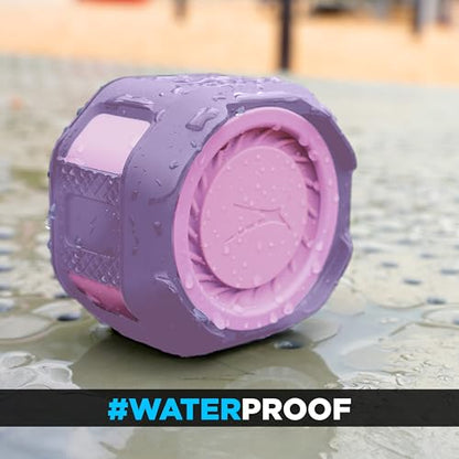 Altec Lansing HYDRATREK Magnetic Bluetooth Speaker, Waterproof IP67, Portable Speaker, True Wireless Pairing, USB-C Quick Charge, 3.7V 400mAh Battery, Voice Assistant, Perfect for Any Adventure - color: Purply Pink