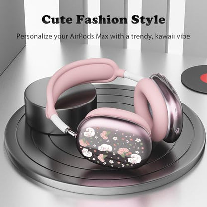 for AirPods Max Headphones Kawaii Cat Ear Covers for AirPods Max 2 - color: Cat E/Pink