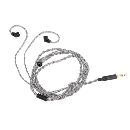 Premium 1 2m Silver Plated Copper Earphone Cable Replacement with 3 5mm to 2 Pin 0 78mm Connector for TFZ QDC UE ClearWiring Compatible in Ear Monitors