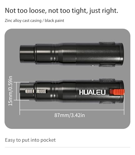 Lockable 1/4 TRS Female to 3Pin XLR Female Audio Adapter, Balance 6.35mm to XLR Adapter for Microphones, Mixing Consoles, and Power amplifiers-2 Pack-Black - color: black