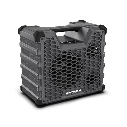 ION Trailblazer Summit All-Weather Durable iPX5 Water-Resistant Wireless Bluetooth Speaker and FM Radio