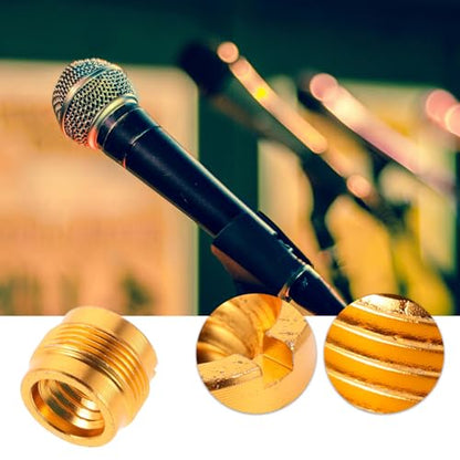 8pcs Metal Mic Clip Adapters 3/8 Female to 5/8 Male