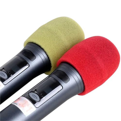 200pcs Disposable Microphone Cover With Thin Dust-proof And Water-resistant Protective Cover(Black) - color: Black