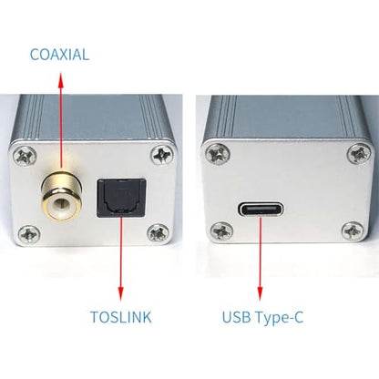 DSD TECH SH-AU01A USB to TOSLINK Coaxial Optical Audio Adapter