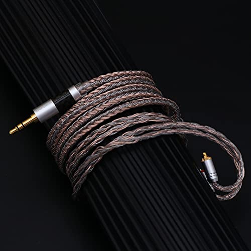 Linsoul Tripowin Jelly 16-Core Hybrid Mixed Conductor IEM Upgrade Cable | 21 Wires Per Core, OCC+Alloy Copper Graphene+OCC Mixed, Braided Wire for Audiophile Musician, 3.5mm, MMCX - size: MMCX, style: 3.5mm