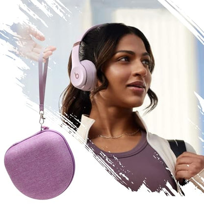 Headphone Case for JLab/Beats/TOZO/JBL/BERIBES/Picun Etc Headphones, Purple | for JLab JBuds Lux ANC/Go Lux ANC, Beats Studio Pro/Solo 4 3,TOZO HT3,KVIDIO Etc Headphone, Hard Shell Case for Travel Home - color: Purple