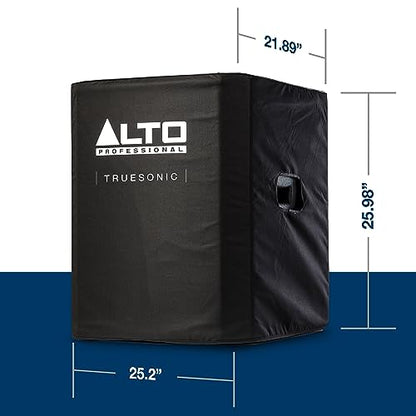 ALTO Durable Slip-On Cover for TS18S Subwoofer | Protective Rugged Cover, Nylon Lining Construction, and Easy Handle Openinings - style: TS18S Cover