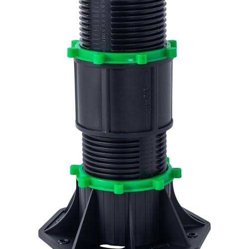 8 Pack Adjustable Deck Support Pedestal, Pedestal Extenders, Deck Leveler Lift Pedestal - size: Pedestal Extenders