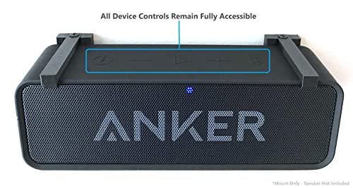 Wall Mount for Anker Soundcore Portable Bluetooth Speaker - No Drill!