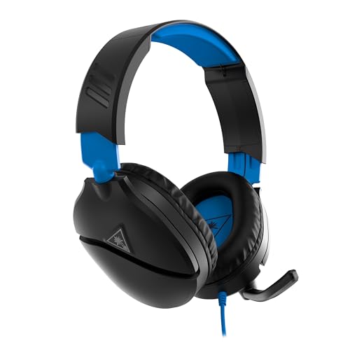 Turtle Beach Recon 70 Multiplatform Gaming Headset for PS5, PS4, Xbox Series X|S, Xbox One, PC & Mobile w/ 3.5mm Wired Connection - Flip-to-Mute Mic, 40mm Speakers, Lightweight Design, Black