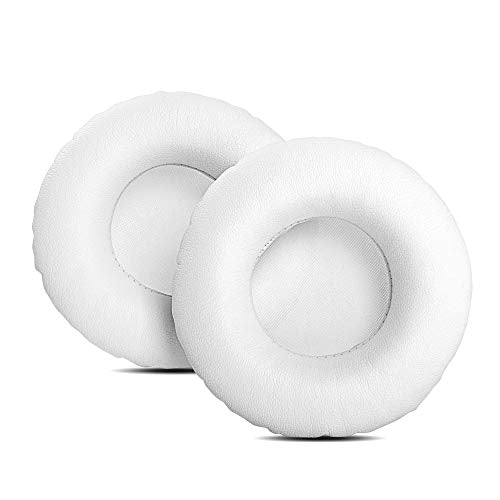 Ear Pads Cushions Cups Replacement Foam Earpads Compatible with Sony MDRZX110NC MDR ZX110NC Noise Cancelling Headphones (White)