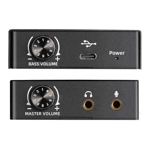 USB Sound Card External Sound Card with Volumes Control USB to 3.5mm Adapter Stereo for PC Laptop Desktop Headset