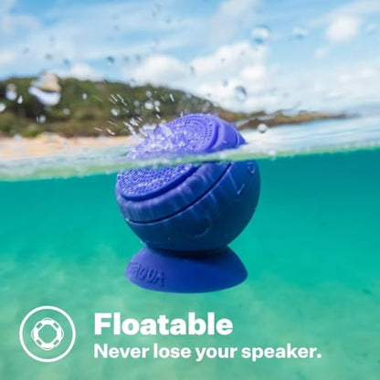 Speaqua – Bluetooth Speaker-Waterproof, Durable w/Built-in Storage (2,000 Songs) - Dual Wireless Speaker Pairing – Portable Bluetooth Speaker - Barnacle Pro 2.0 - Manta Ray Black - color: MantaRay Black