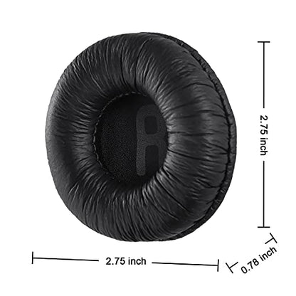 Earpads for Tune 600 BTNC 500BT T450, Replacement Ear Cushion Pads with Protein Leather and Memory Foam for Tune T450BT 500 JR300 Wireless Headphones, Pack of 2, Black - color: Black